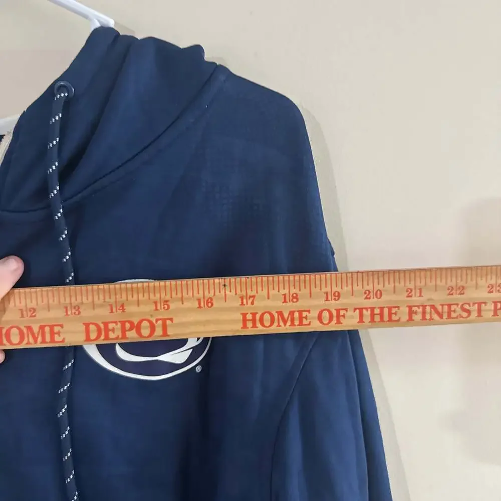 Penn State Nittany Lions Fanatics Men's 2XL Navy Blue Full-Zip Hooded Lightweigh